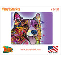 Corgi Dog Dean Russo Pop Art Vinyl Sticker