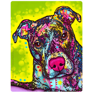 Pit Bull Brindle Dog Dean Russo Vinyl Sticker