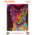 Abyssinian Cat Dean Russo Vinyl Sticker
