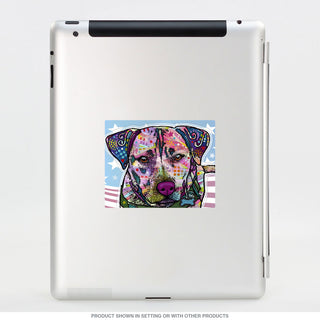 Pit Bull Dog Dakota Dean Russo Vinyl Sticker