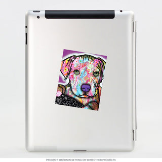 Baby Pit Bull Dog Dean Russo Pop Art Vinyl Sticker