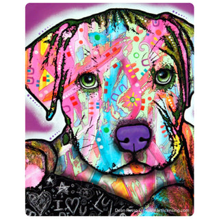 Baby Pit Bull Dog Dean Russo Pop Art Vinyl Sticker