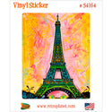 Eiffel Tower Paris France Dean Russo Vinyl Sticker