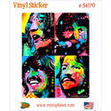Beatles Let It Be Dean Russo Pop Art Vinyl Sticker
