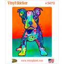 Pit Bull Puppy On My Own Dean Russo Dog Vinyl Sticker
