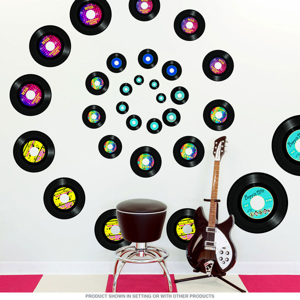 Music Records Wall Decal Set Of 20