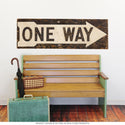 One Way Street Right Arrow Wall Decal