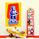 Robot ST1 Tin Toy Wall Decal
