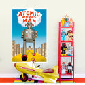 Atomic Robot Man Tin Toy Wall Decal