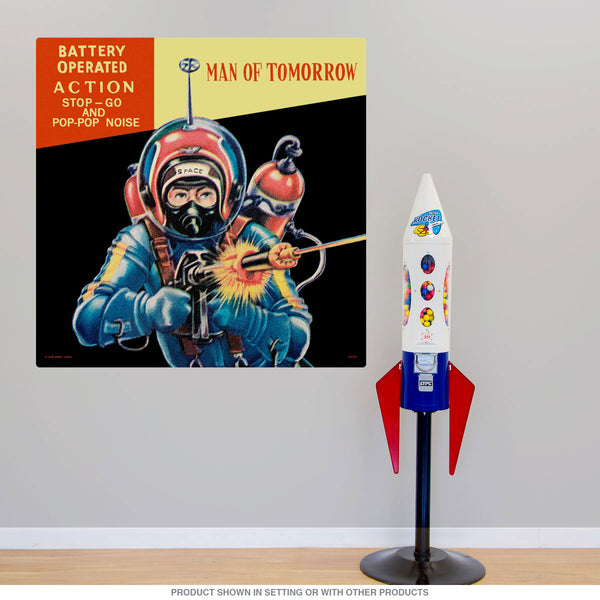 Man Of Tomorrow Astronaut Toy Wall Decal