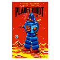 Planet Robot Toy Vinyl Sticker