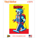 Mechanical Robot Toy Vinyl Sticker