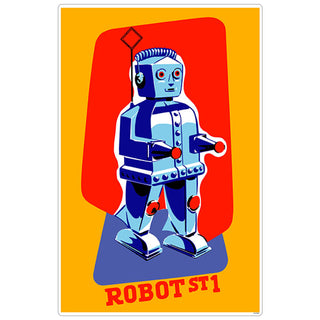 Robot ST1 Toy Vinyl Sticker