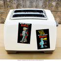 Battery Operated Robot Toy Vinyl Sticker