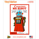 Cragstans Mr. Robot Toy Vinyl Sticker