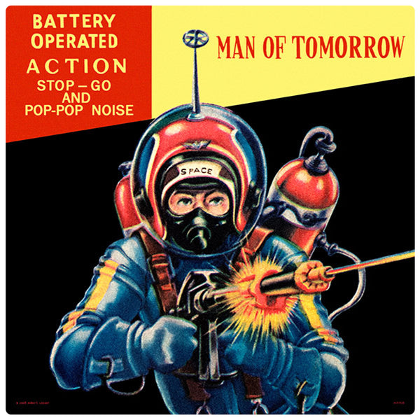 Man of Tomorrow Toy Vinyl Sticker