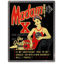 Madam X Fortune Teller Machine Vinyl Sticker