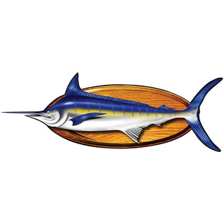 Marlin Fishing Trophy Cutout Vinyl Sticker