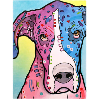 Great Dane Nobodys Fool Dean Russo Dog Wall Decal