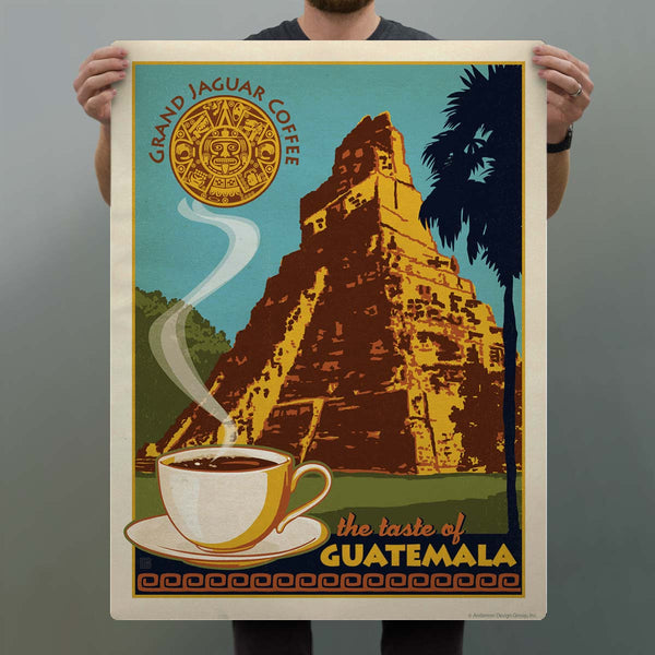 Jaguar Coffee Taste of Guatemala Decal