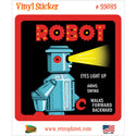 Mechanical R35 Robot Ad Vinyl Sticker