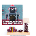 Welcome Humans Toy Robot Wall Decal