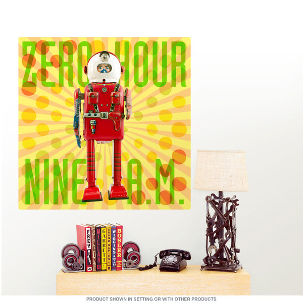 Zero Hour 9 AM Toy Astronaut Wall Decal