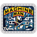 Machine Man Gears Toy Robot Vinyl Sticker
