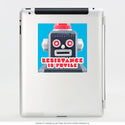 Resistance Is Futile Toy Robot Vinyl Sticker