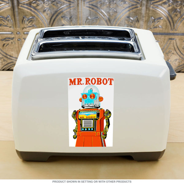 Mr. Robot Toy Vinyl Bumper Sticker