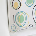 50s Style Circles Metal Paper Towel Dispenser