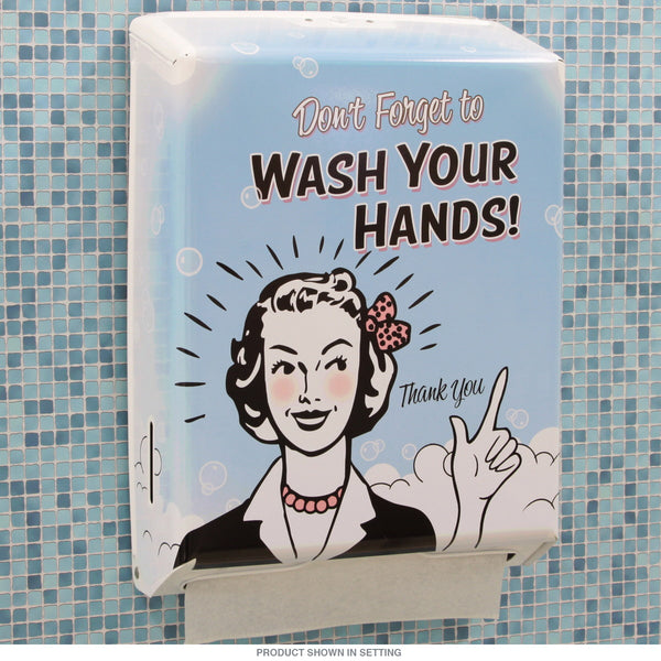 Dont Forget To Wash Hands Paper Towel Dispenser