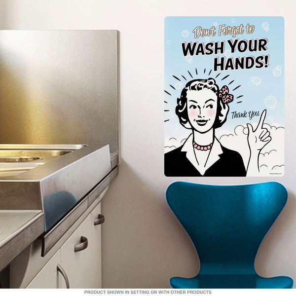 Dont Forget Wash Your Hands Wall Decal