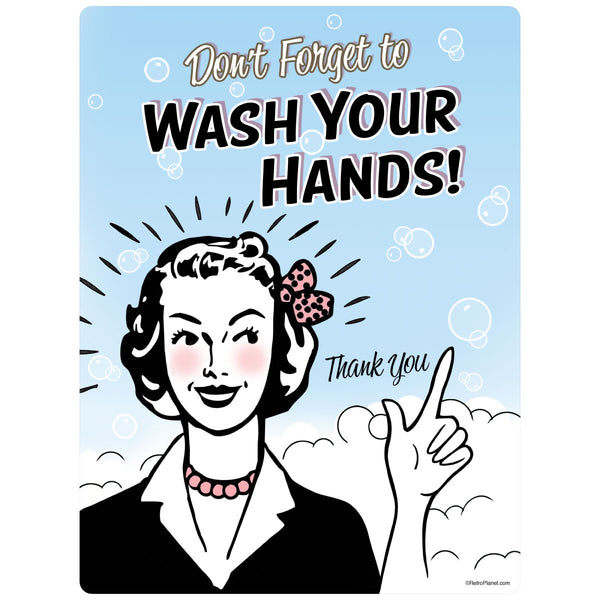 Dont Forget Wash Your Hands Wall Decal
