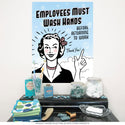 Employees Must Wash Hands Wall Decal