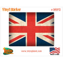 British National Flag Union Jack Vinyl Sticker
