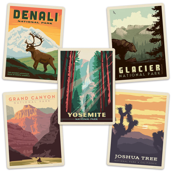 Majestic National Parks Vinyl Sticker Set