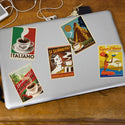 World Coffee Brands Vinyl Sticker Set