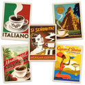 World Coffee Brands Vinyl Sticker Set