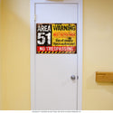 Area 51 No Trespassing Military Wall Decal
