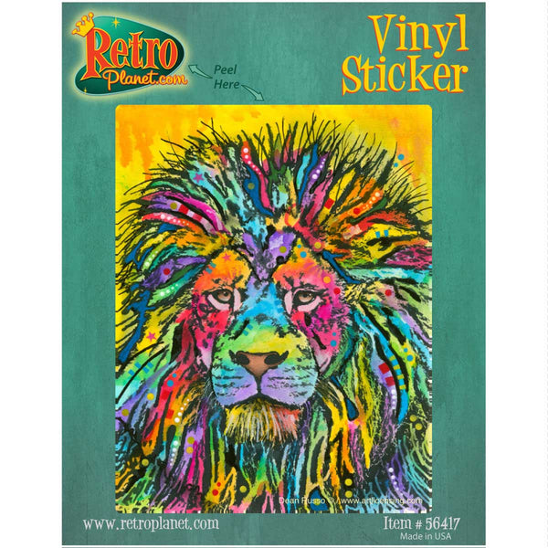 Lion Dean Russo Pop Art Vinyl Sticker