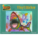 Great White Shark Dean Russo Pop Art Vinyl Sticker