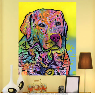 Pastel Retriever Dog Dean Russo Wall Decal