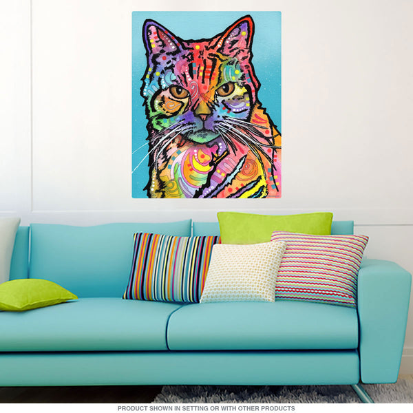 Long Whisker Cat Dean Russo Wall Decal