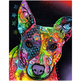 Starry Bull Terrier Dog Dean Russo Wall Decal