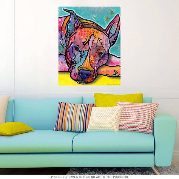 Lazy Pit Bull Dog Dean Russo Wall Decal