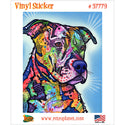 Pit Bull Dog Dean Russo Vinyl Sticker