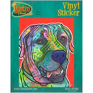 Mastiff Drooly Dog Dean Russo Vinyl Sticker