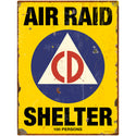 Air Raid Shelter Civil Defense Wall Decal