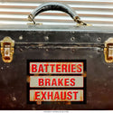 Auto Services Batteries Brakes Exhaust Garage Sticker